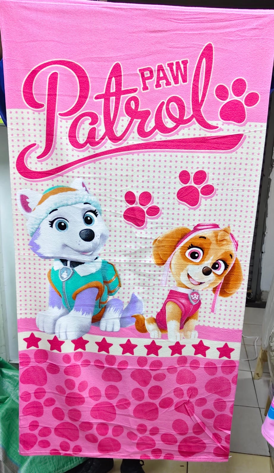 Cartoon themed towels