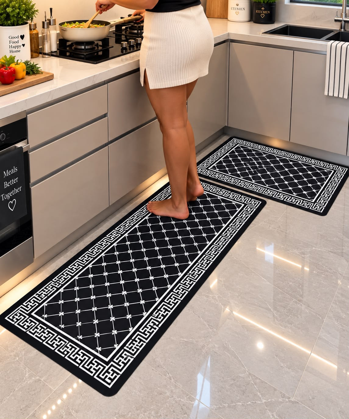 PREMIUM Rubber bottom Kitchen mats