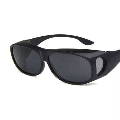 2pcs set dark & coloured Anti glare night vision driver Goggles