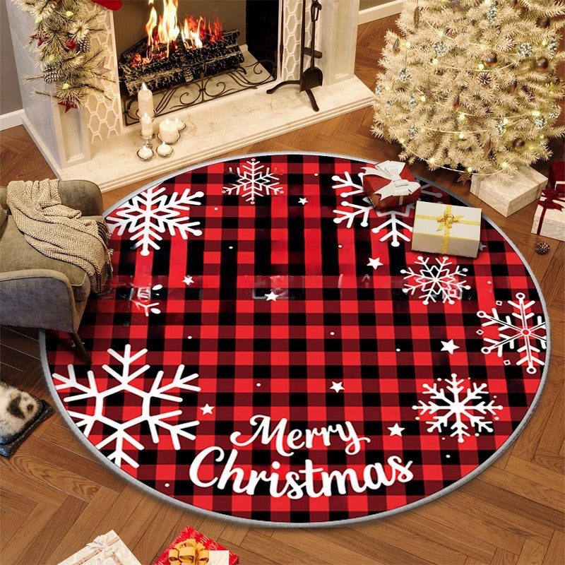 Christmas Circular Carpet