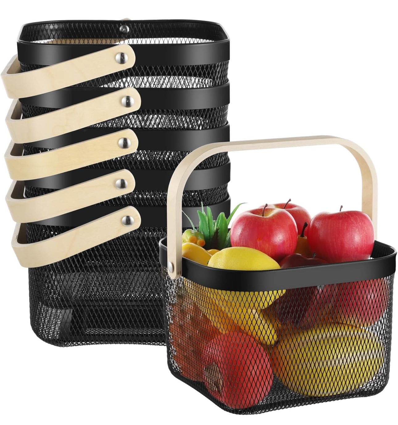 Pantry Storage/fruit basket with handles