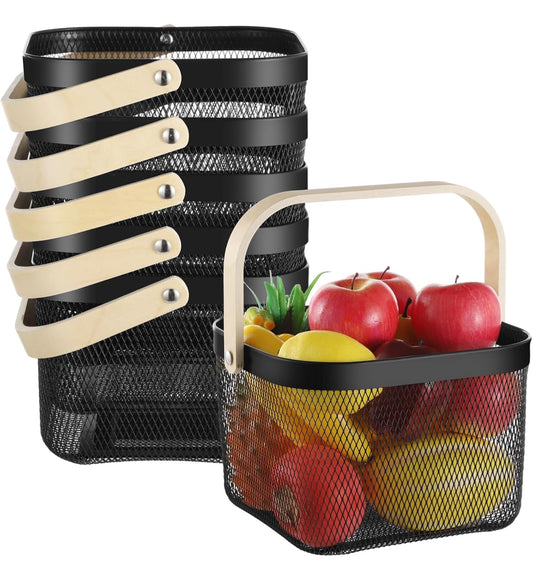 Pantry Storage/fruit basket with handles