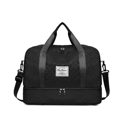 Casual Large Capacity Travel Duffel Bag | Lightweight Rhombic Lattice Design