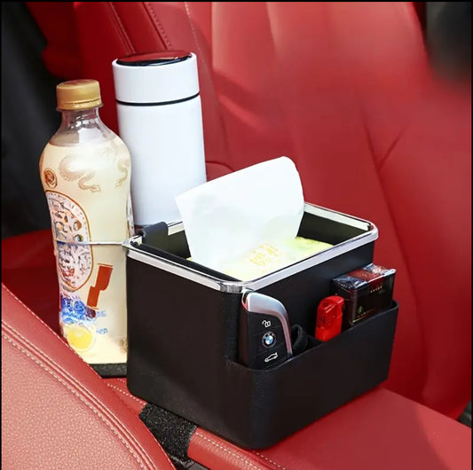 Car arm rest organizer