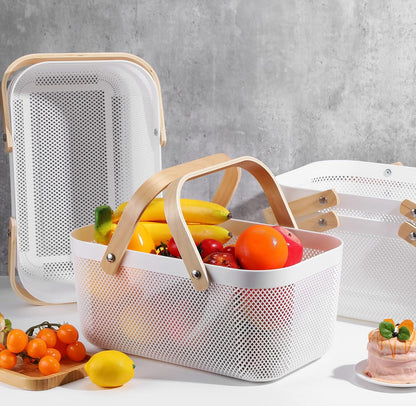 Pantry Storage/fruit basket with handles