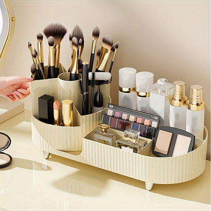 Rotatable cosmetic storage box