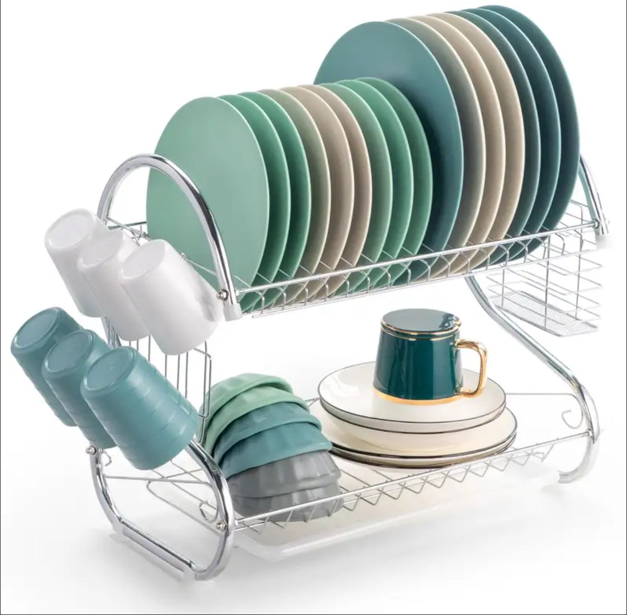 2TIER KITCHEN DRYING RACK