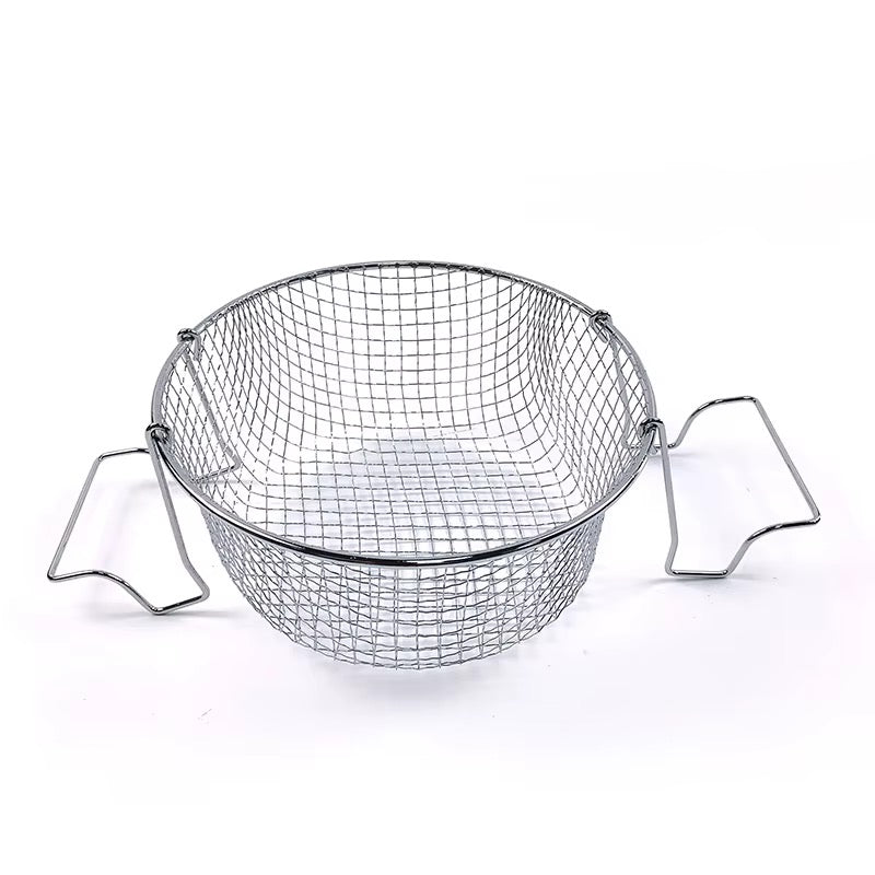 Stainless steel deep frying basket sieve