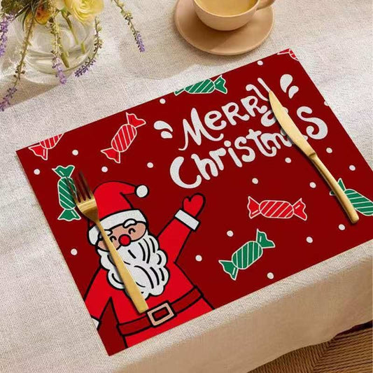 Christmas themed table placemats/table mats