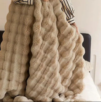 Premium quality Soft Bubble Winter Throw Blanket