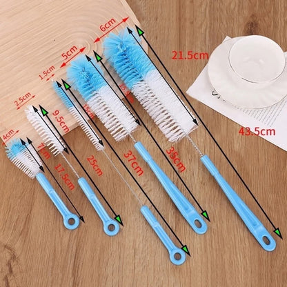 5 Pcs long bottle brush cleaner.