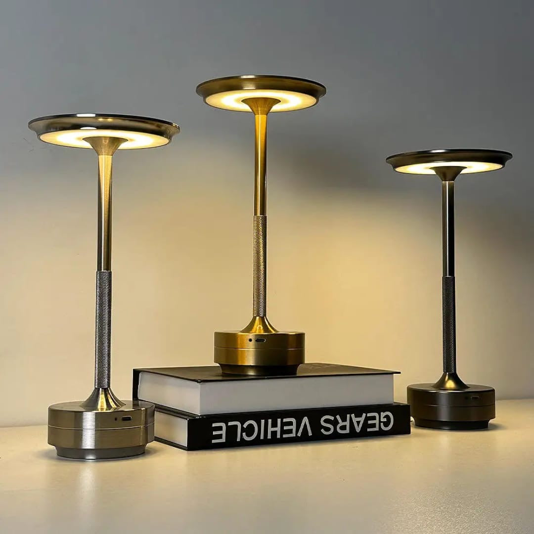 Modern Rechargeable LED Table Lamp – Elegant Wireless Ambient lighting
