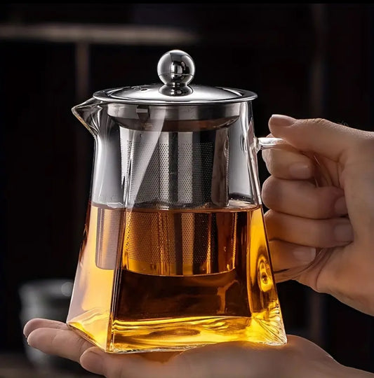 Borosilicate Glass Tea Pot  with Infuser