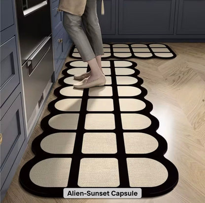 Rubber Bottom Anti-Slip Kitchen Mats