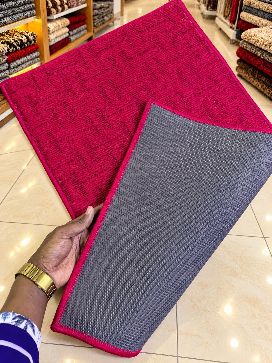 Rubber doormat