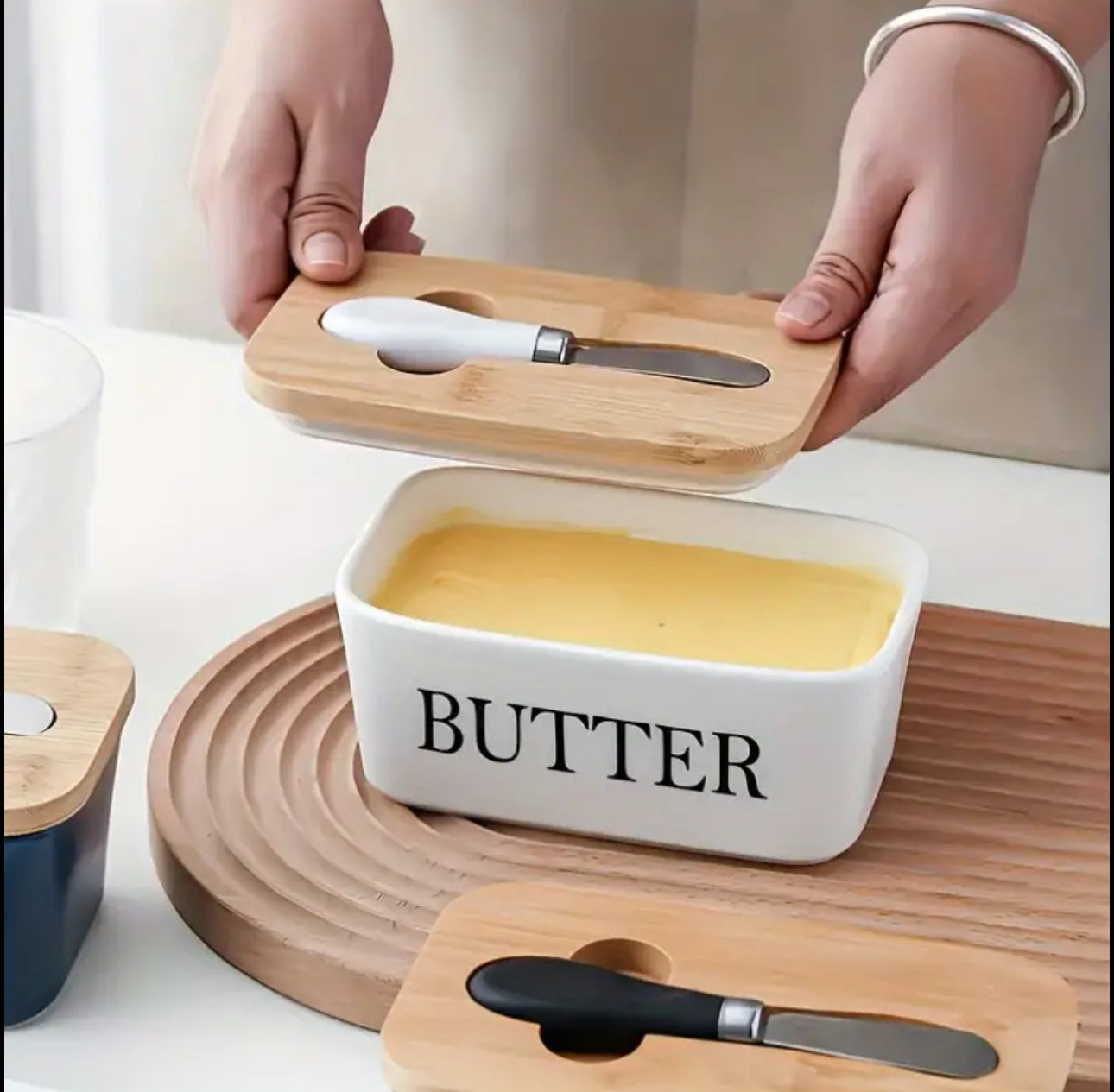 Ceramic Butter Containers