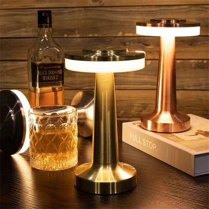 Dumbell table lamp