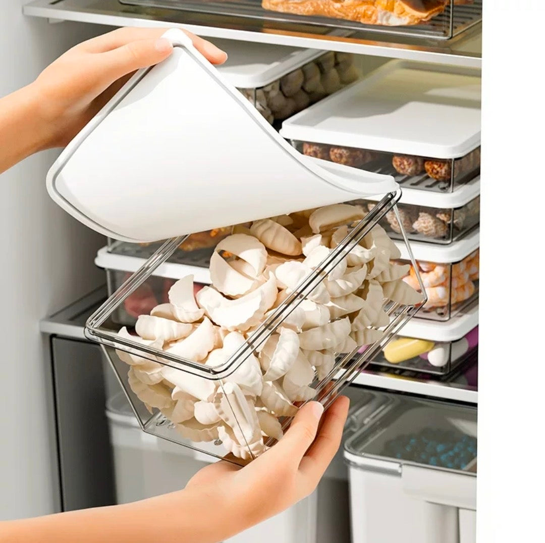 3 Pcs Refrigerator Crisper Storage Box