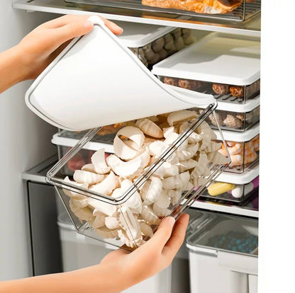 3 Pcs Refrigerator Crisper Storage Box