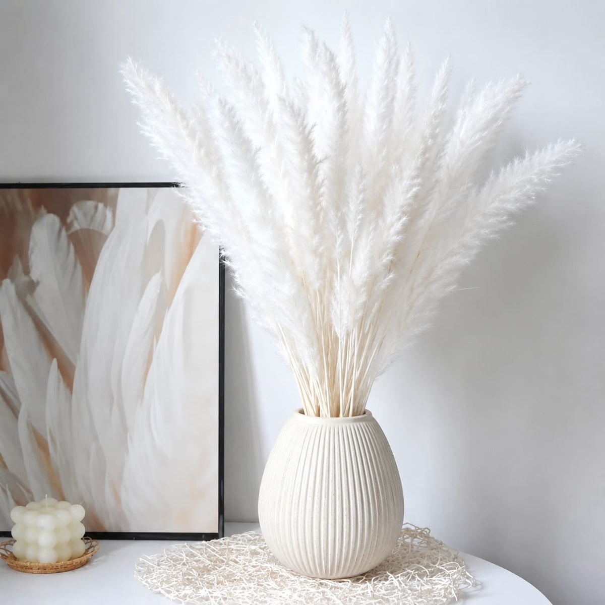 Dried  mini pampas grass 10 pieces