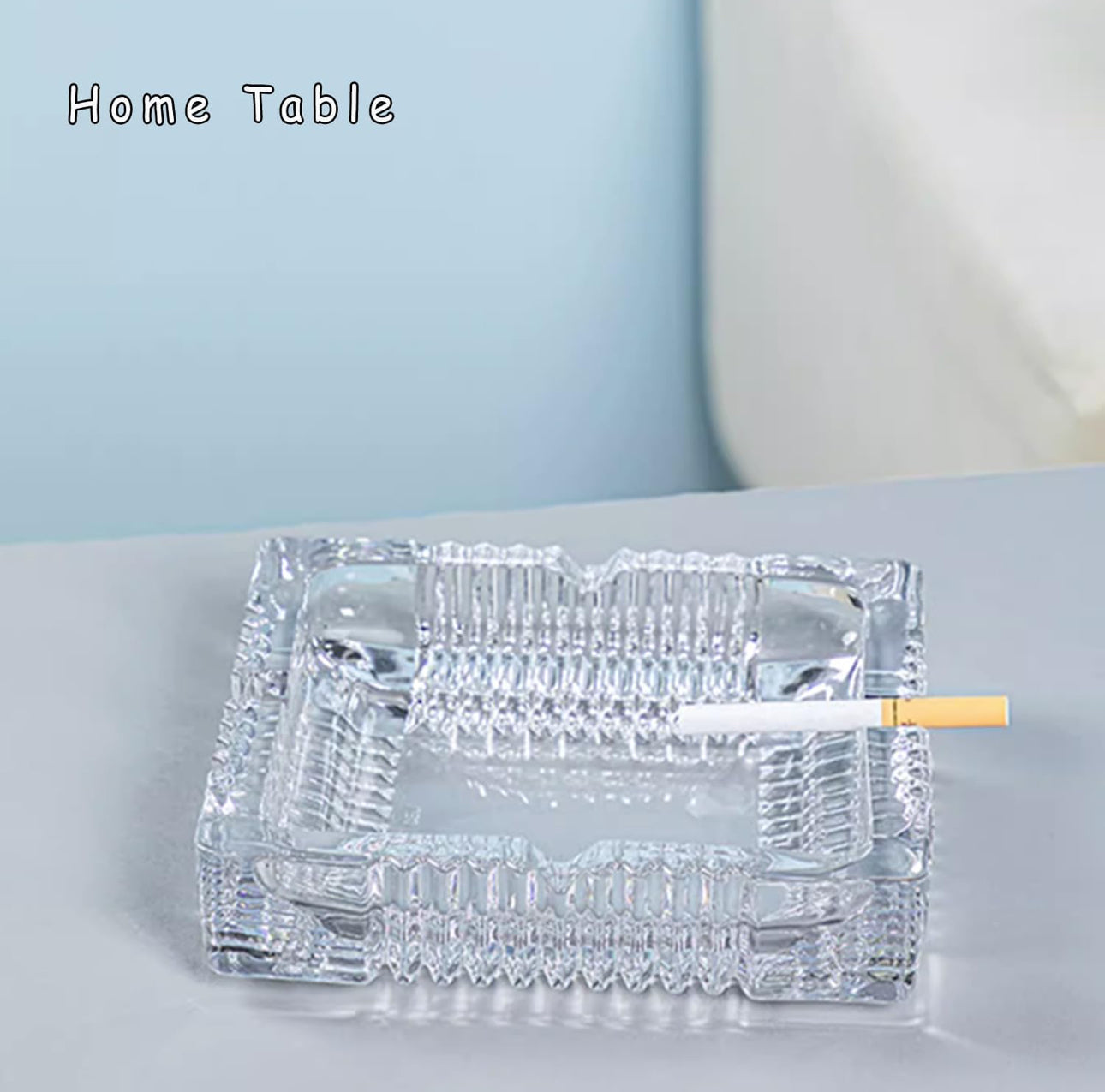 Premium quality big size glass ashtray