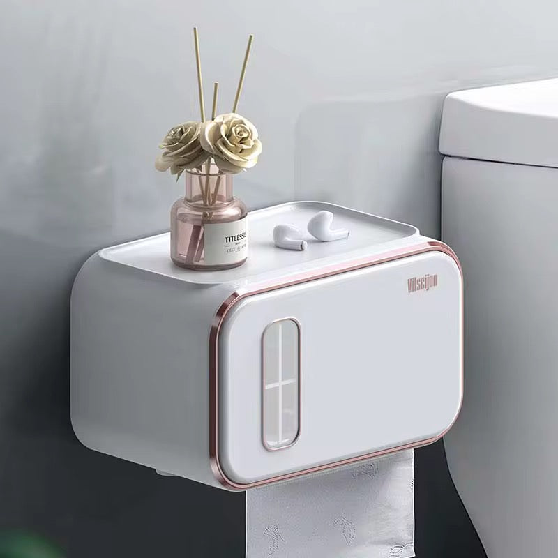 Premium Waterproof Bathroom Toilet Paper Holder