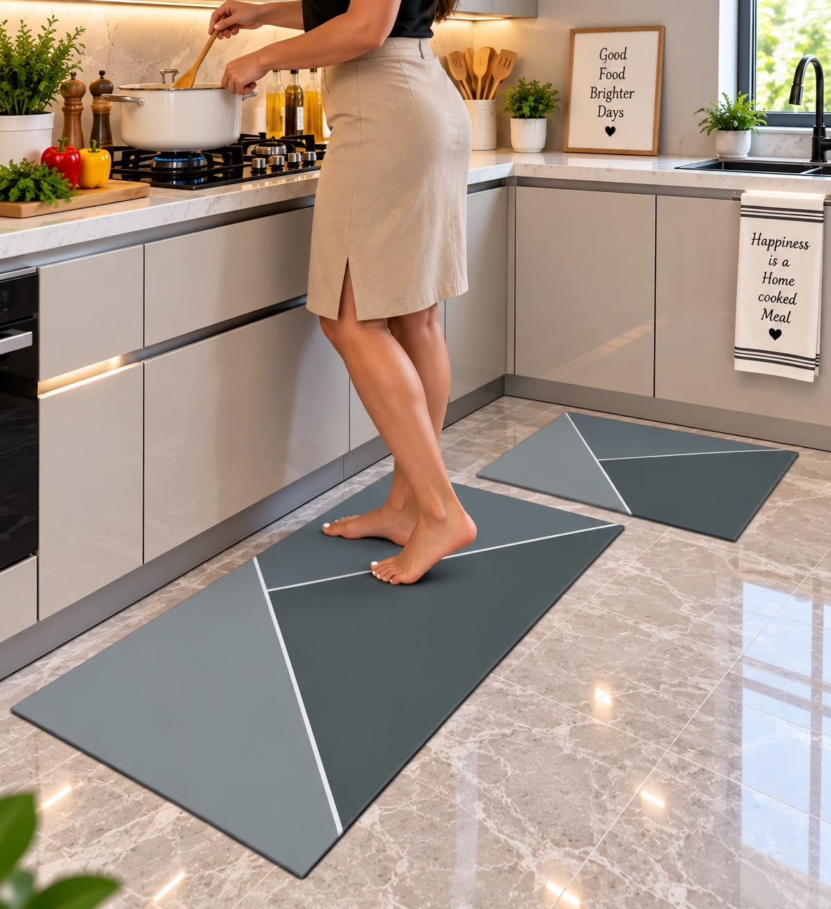 PREMIUM Rubber bottom Kitchen mats