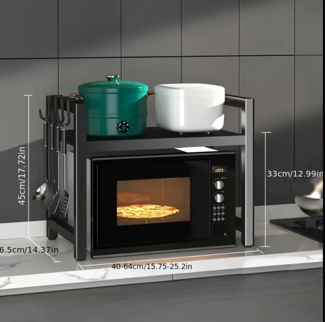 Heavy-duty Single Layer Microwave Stand