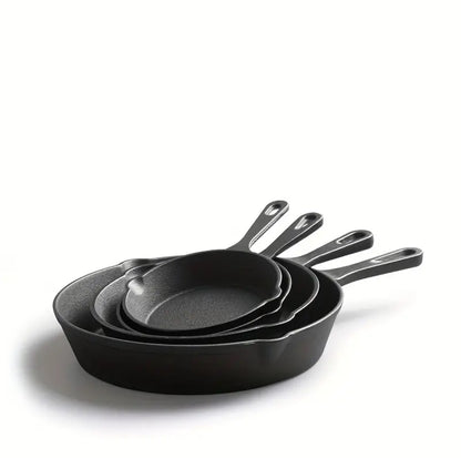 4pcs Cast Iron Skillet Set