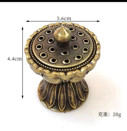 Zinc Alloy Zen Lotus Incense Burner