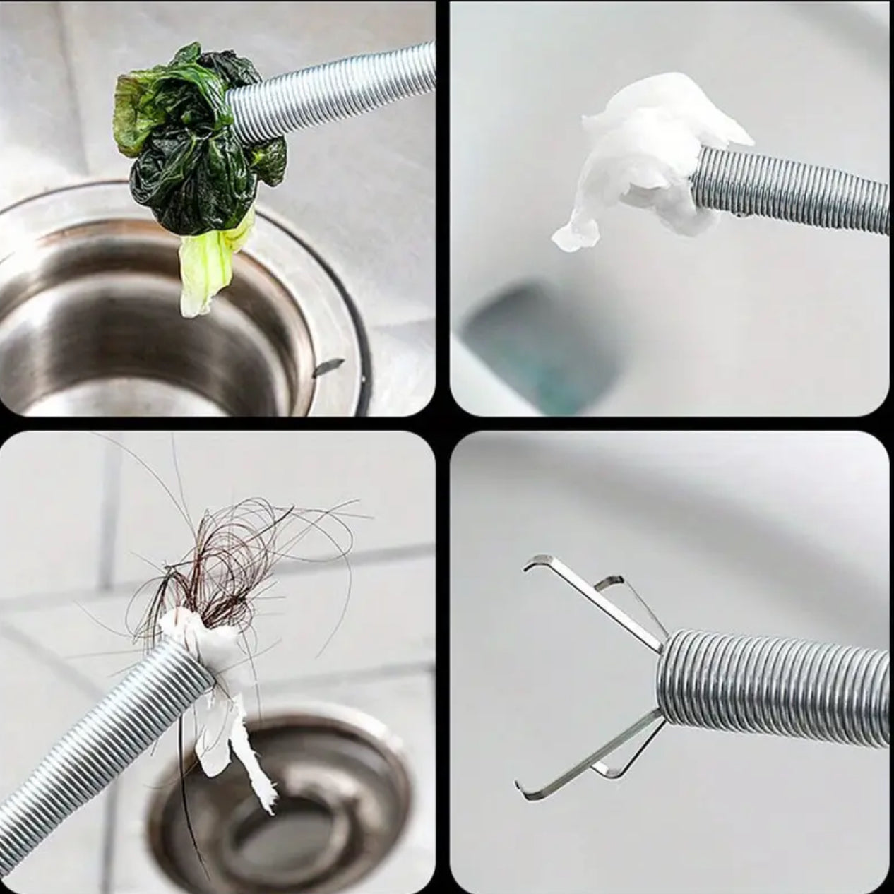 Kitchen sink cleaning pipe plunger
