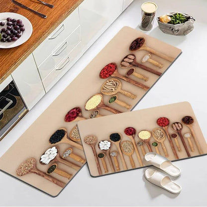 2pcs setRubber kitchen mats