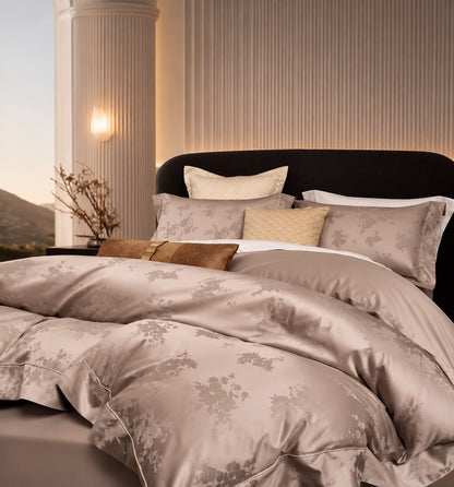 100% cotton. Zero compromise. Premium jacquard duvet set