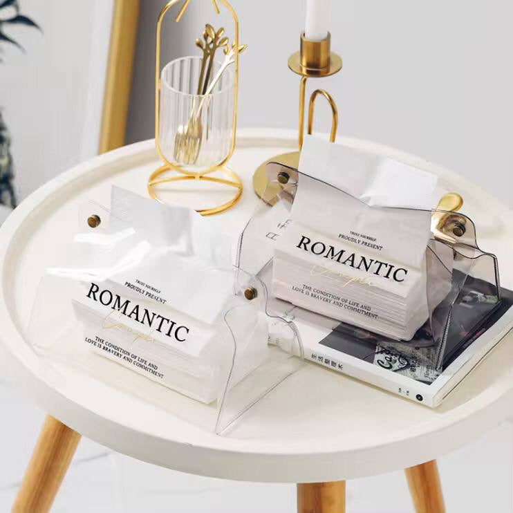 Tissue Paper Leather Box Napkin Wipe Storage