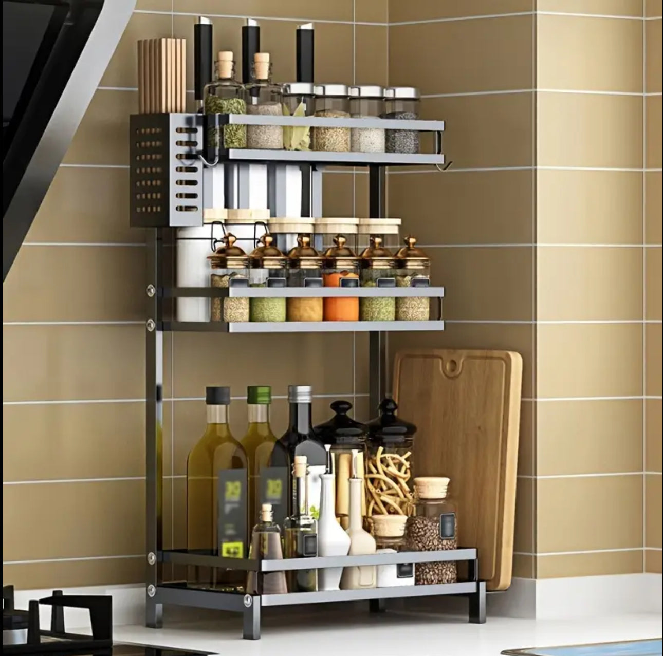 Mettalic Spice rack