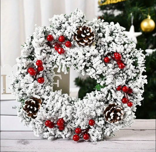 32cm Front Door Christmas Wreath