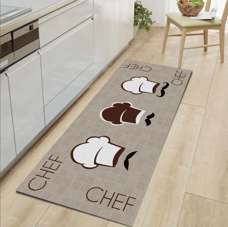 2pcs setRubber kitchen mats