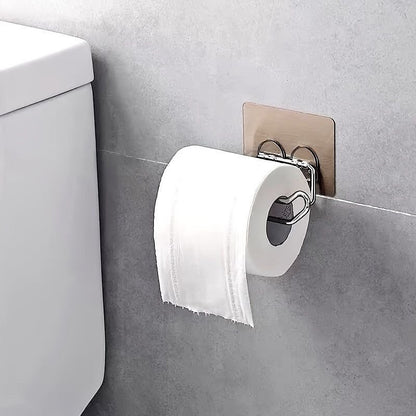 Stainless Steel Tissue Holder Punch-free Toilet Paper Rack