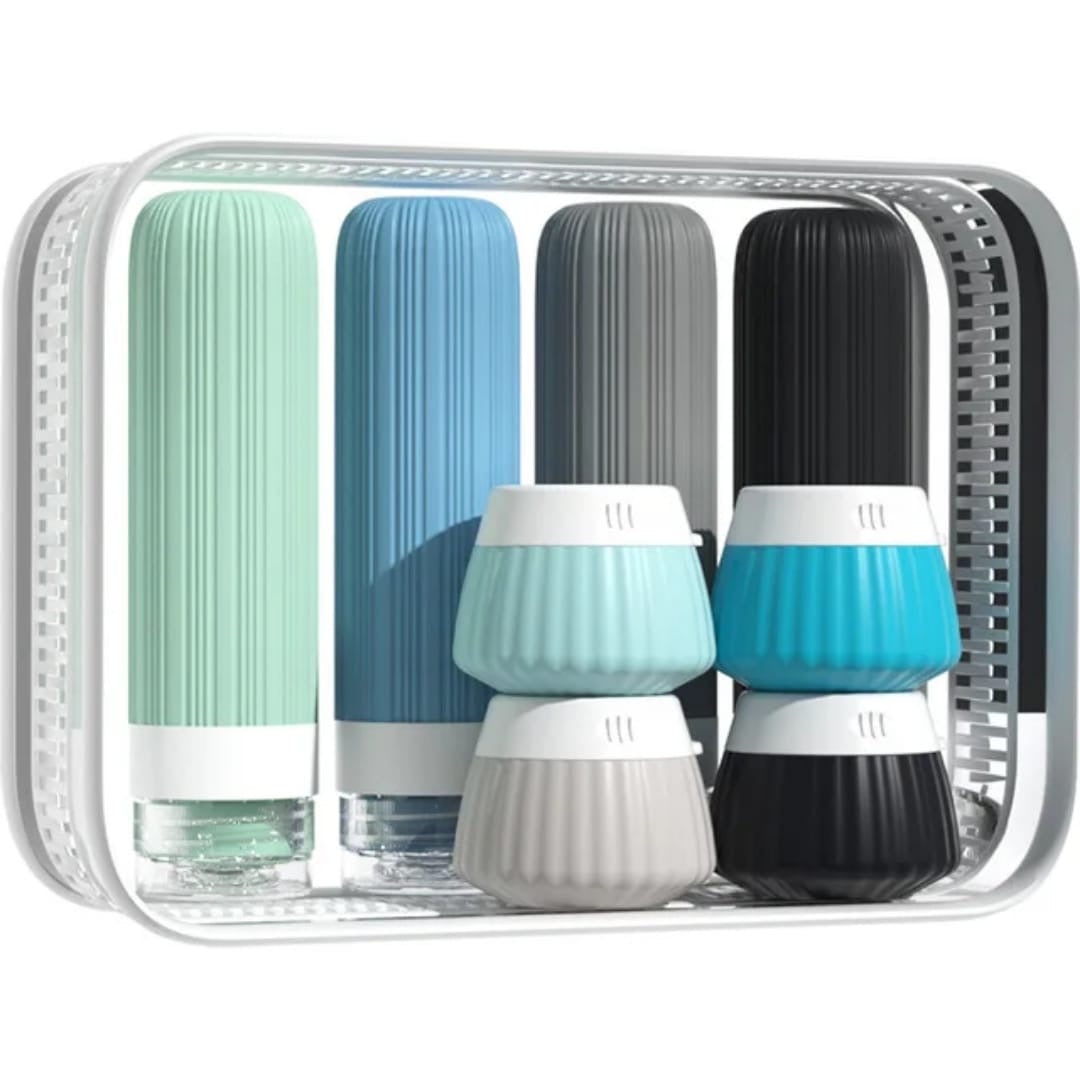Big capacity colorful travel lotion bottles with cream bottles