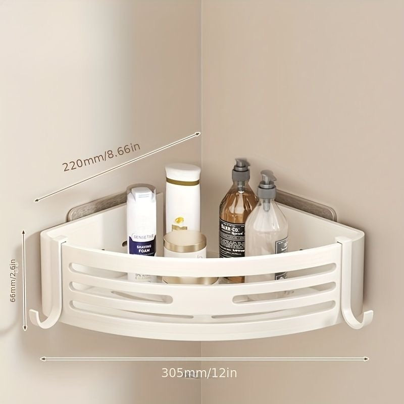 2pcs corner Aluminum wall mounted Bathroom shelf set