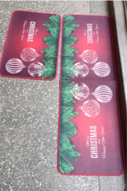 Christmas kitchen mat