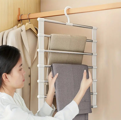 6 layer aluminum tube trouser hanger/Pants hanger