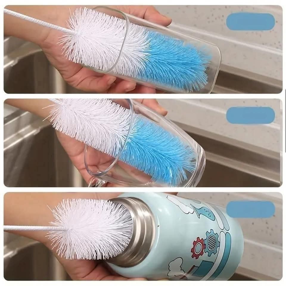 5 Pcs long bottle brush cleaner.