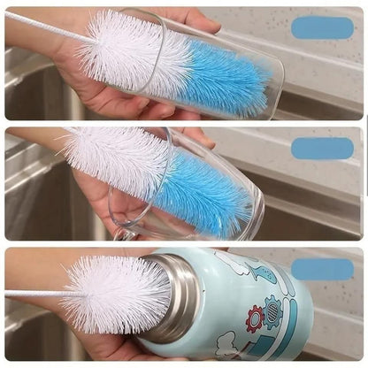 5 Pcs long bottle brush cleaner.