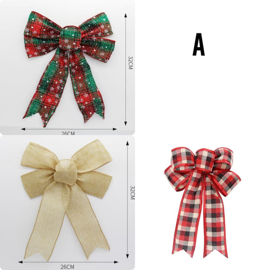 assorted Christmas ribbons