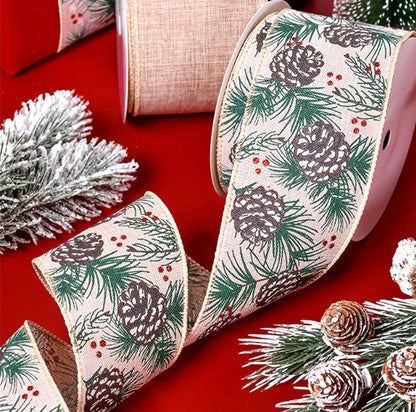 🎀 Christmas Decorative Ribbon – 10 Metres