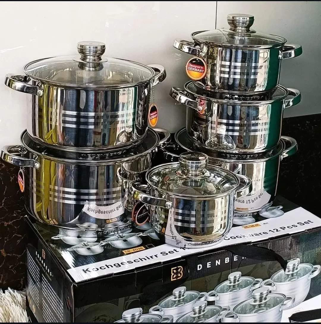 12pc premium quality edenberg cookware set