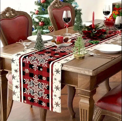 Christmas themed table runners.