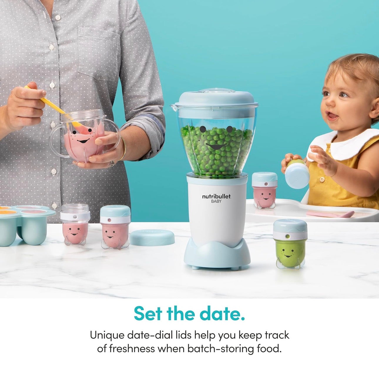 20pc Baby Nutri bullet bany food preparation and storage set