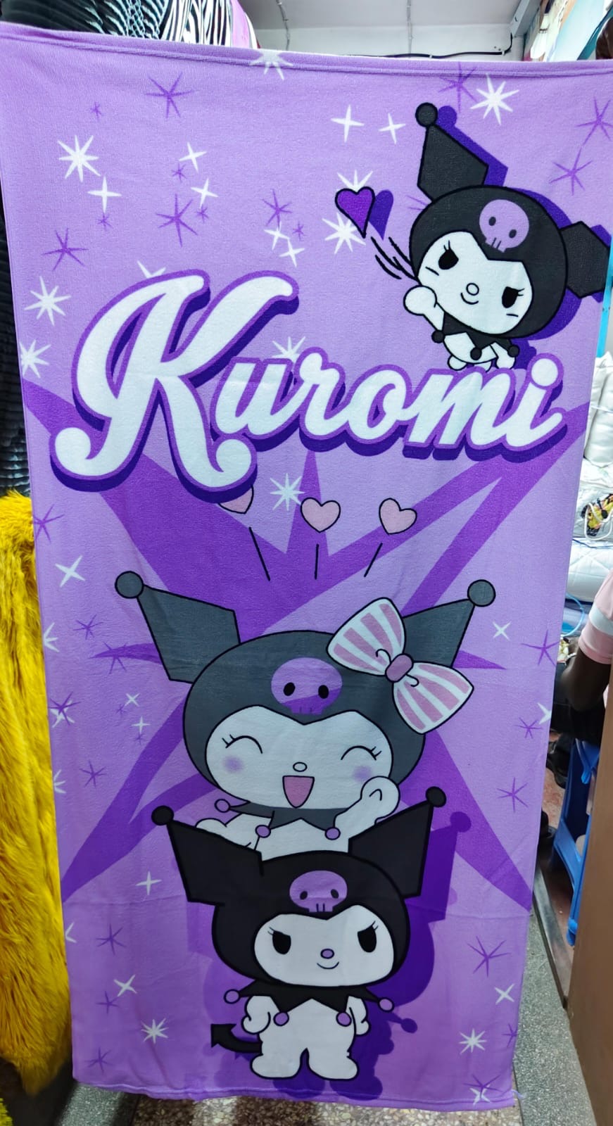 Cartoon themed towels